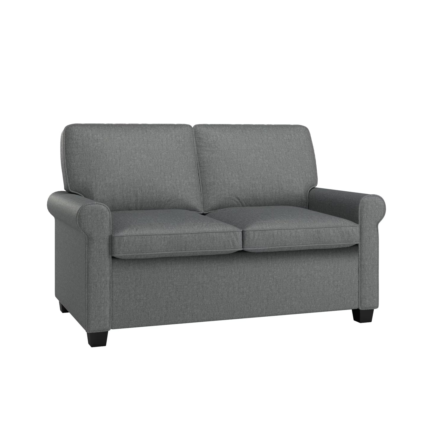 Tatum Twin Sleeper 56.25" Loveseat, Dark Gray