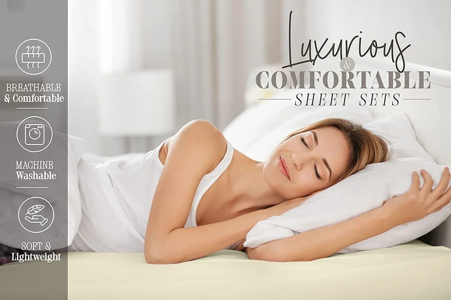 Bed Sheet Set Soft 1500 Series Sheet Set, California King, Rust