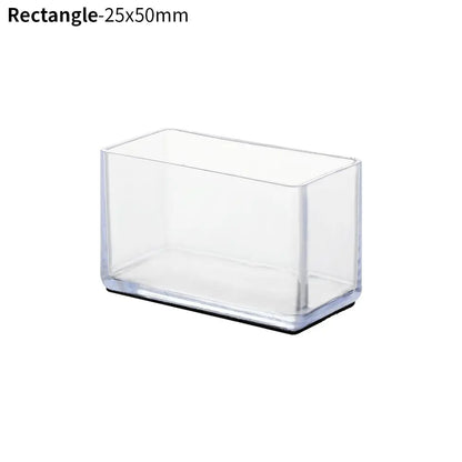 4PCS Silicone Rectangular Feet Cover Furniture Floor Protector Pad anti Slip Chair Leg Caps Wood Sofa Table Child Bed Stopper