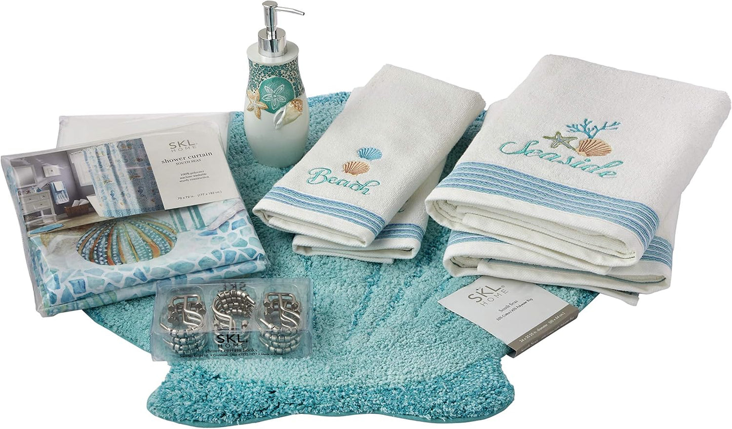 by Saturday Knight Ltd. South Seas Full Bath Splash Box plus Set (9 Pieces), Décor, Assorted