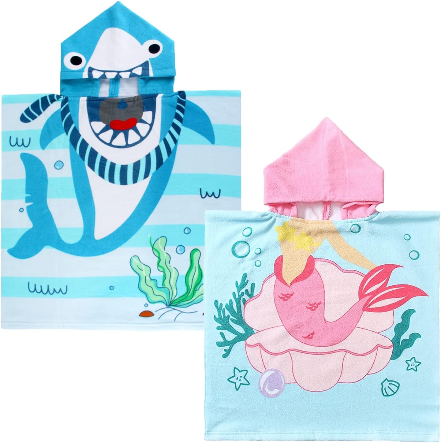 Dinosaur Bath Towel for Toddler Boys, Pool Hooded Towel for Kids, Hooded Bath Beach Towel Poncho for Bath/Pool/Beach Swim Cover