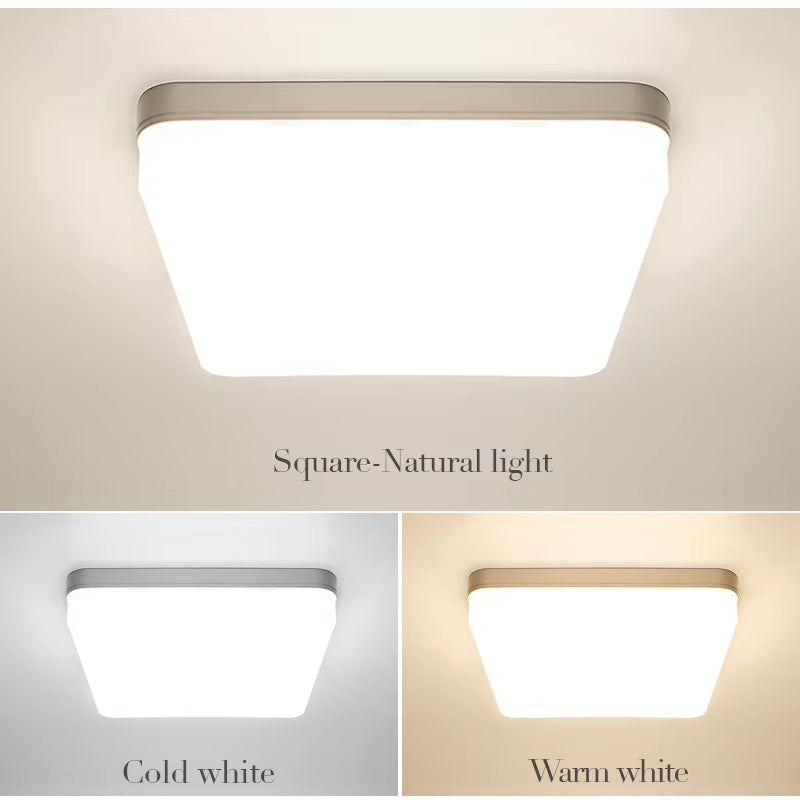 Square Led Ceiling Lamp Bedroom Lighting Neutral White Cold White Warm White 48W 36W 24W 18W Led Ceiling Light Room