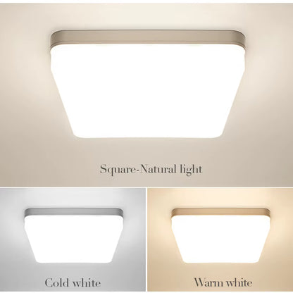 Square Led Ceiling Lamp Bedroom Lighting Neutral White Cold White Warm White 48W 36W 24W 18W Led Ceiling Light Room