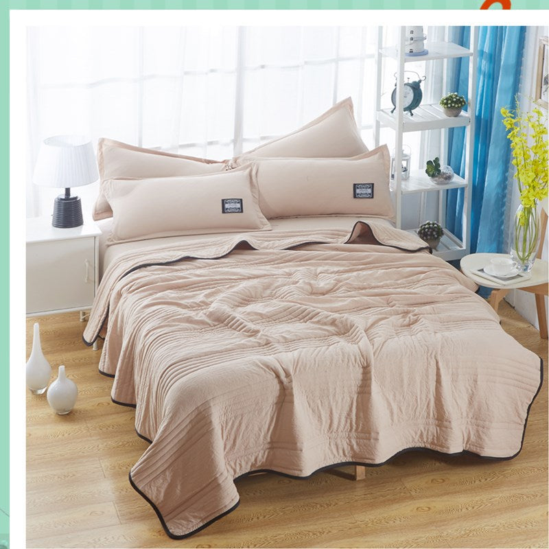 Cooling Blankets Pure Color Summer Quilt Plain Summer Cool Quilt Compressible Air-Conditioning Quilt Quilt Blanket