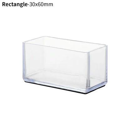 4PCS Silicone Rectangular Feet Cover Furniture Floor Protector Pad anti Slip Chair Leg Caps Wood Sofa Table Child Bed Stopper