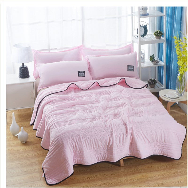 Cooling Blankets Pure Color Summer Quilt Plain Summer Cool Quilt Compressible Air-Conditioning Quilt Quilt Blanket