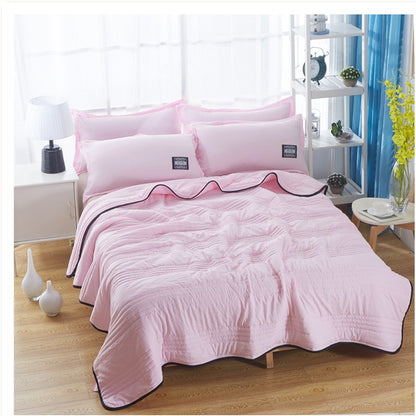Cooling Blankets Pure Color Summer Quilt Plain Summer Cool Quilt Compressible Air-Conditioning Quilt Quilt Blanket