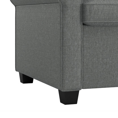 Tatum Twin Sleeper 56.25" Loveseat, Dark Gray