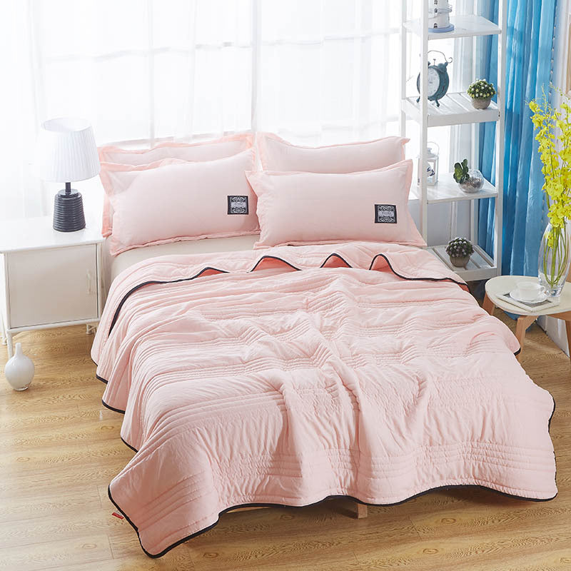 Cooling Blankets Pure Color Summer Quilt Plain Summer Cool Quilt Compressible Air-Conditioning Quilt Quilt Blanket