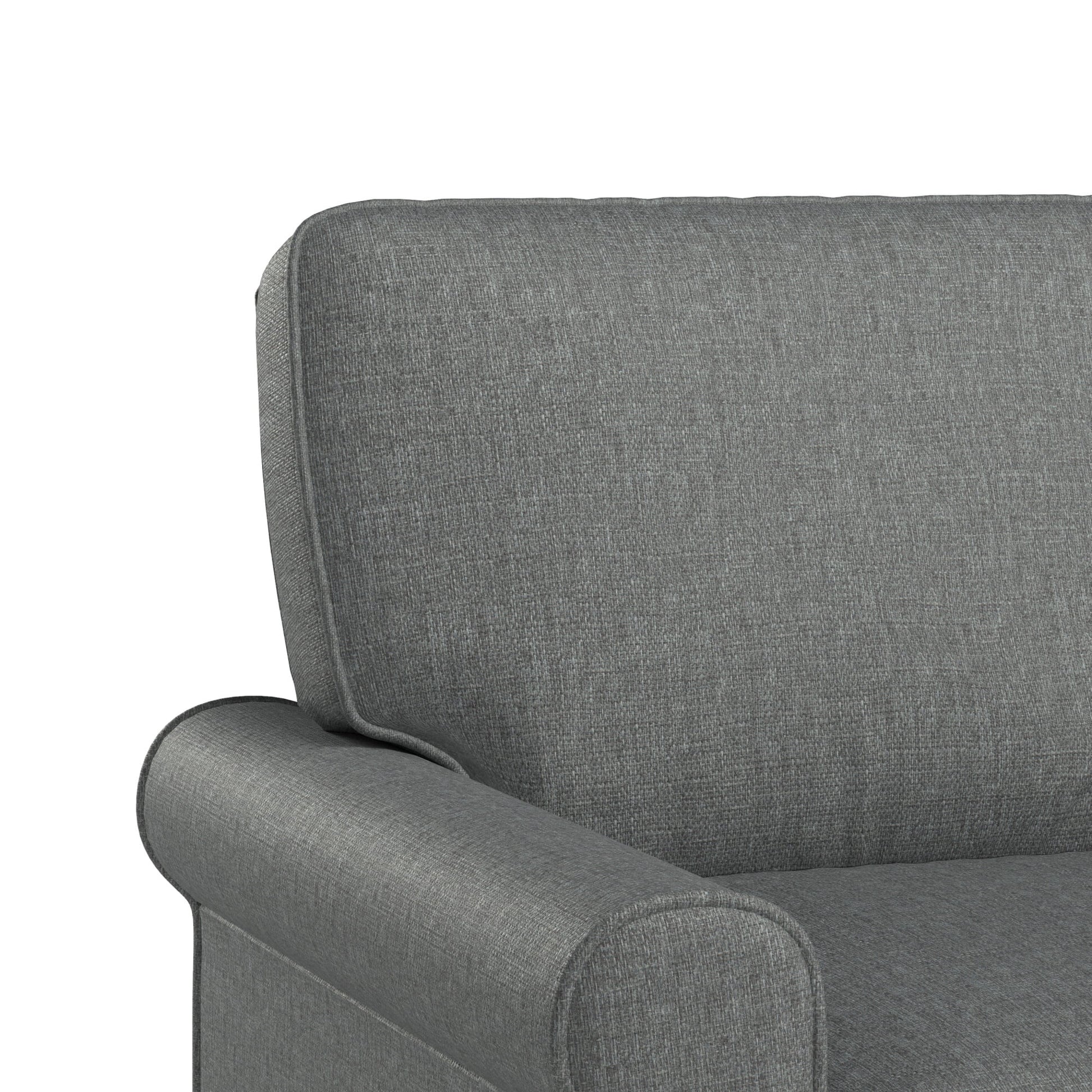 Tatum Twin Sleeper 56.25" Loveseat, Dark Gray