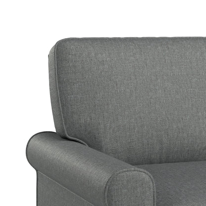 Tatum Twin Sleeper 56.25" Loveseat, Dark Gray