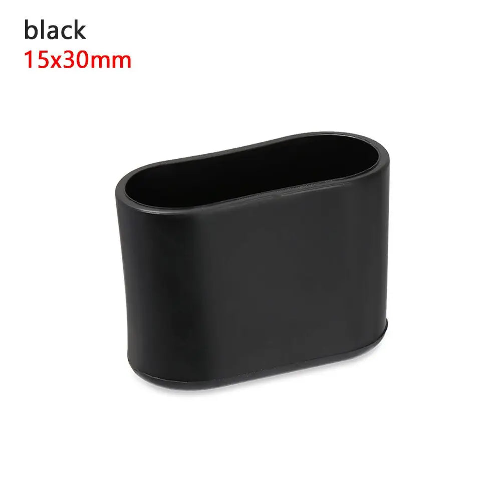 4PCS Silicone Rectangular Feet Cover Furniture Floor Protector Pad anti Slip Chair Leg Caps Wood Sofa Table Child Bed Stopper