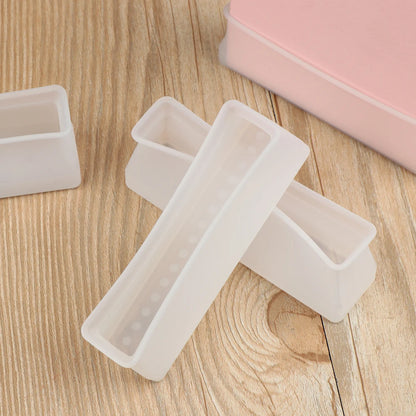 4PCS Silicone Rectangular Feet Cover Furniture Floor Protector Pad anti Slip Chair Leg Caps Wood Sofa Table Child Bed Stopper