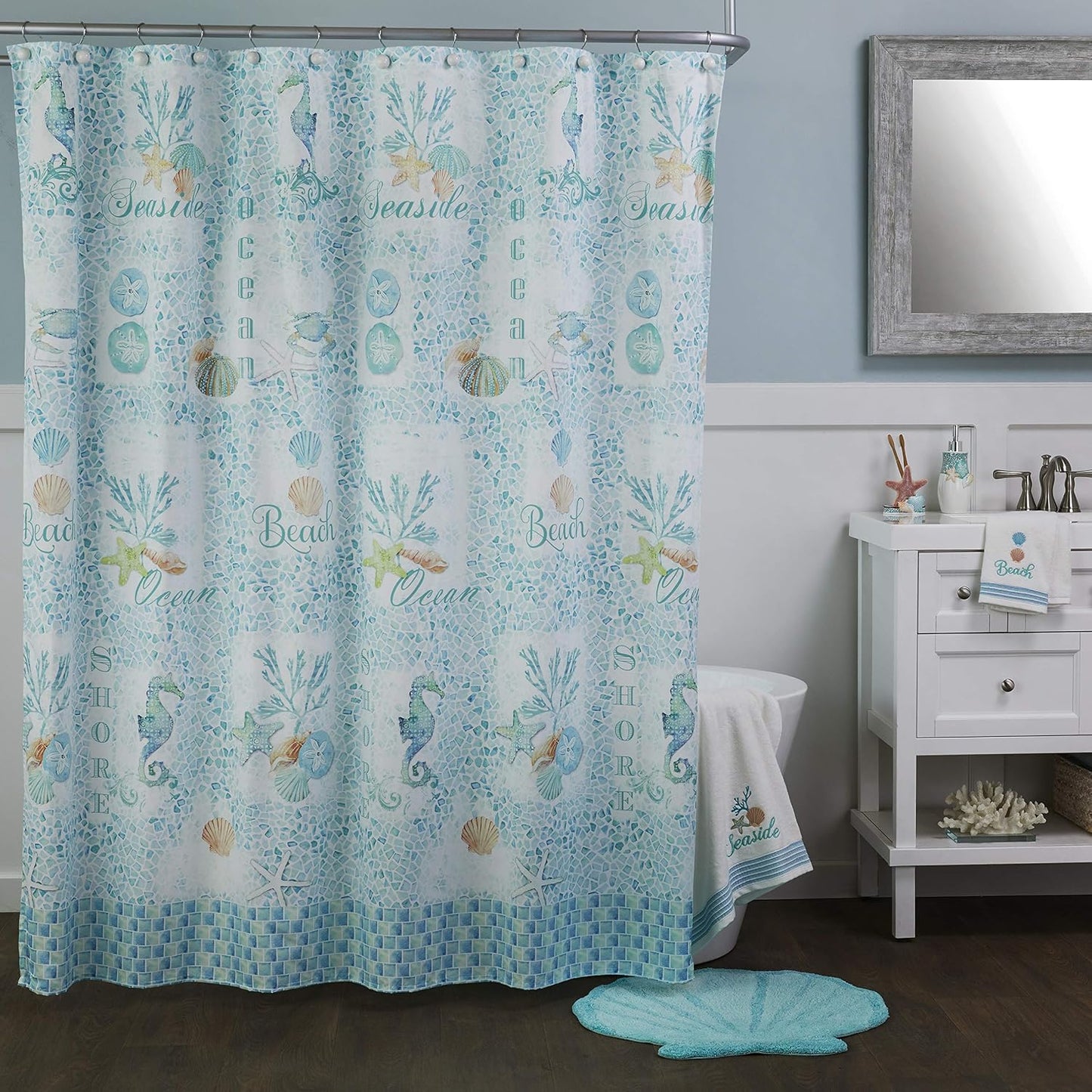 by Saturday Knight Ltd. South Seas Full Bath Splash Box plus Set (9 Pieces), Décor, Assorted