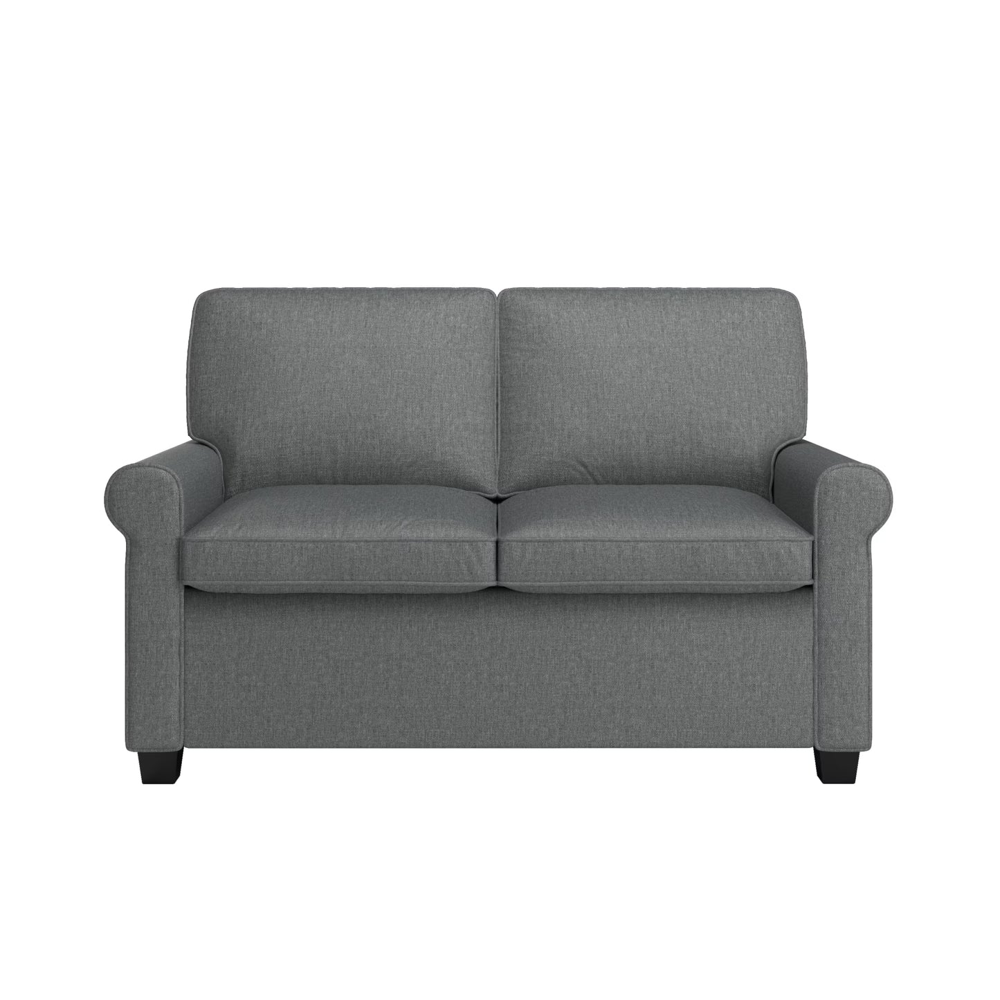 Tatum Twin Sleeper 56.25" Loveseat, Dark Gray