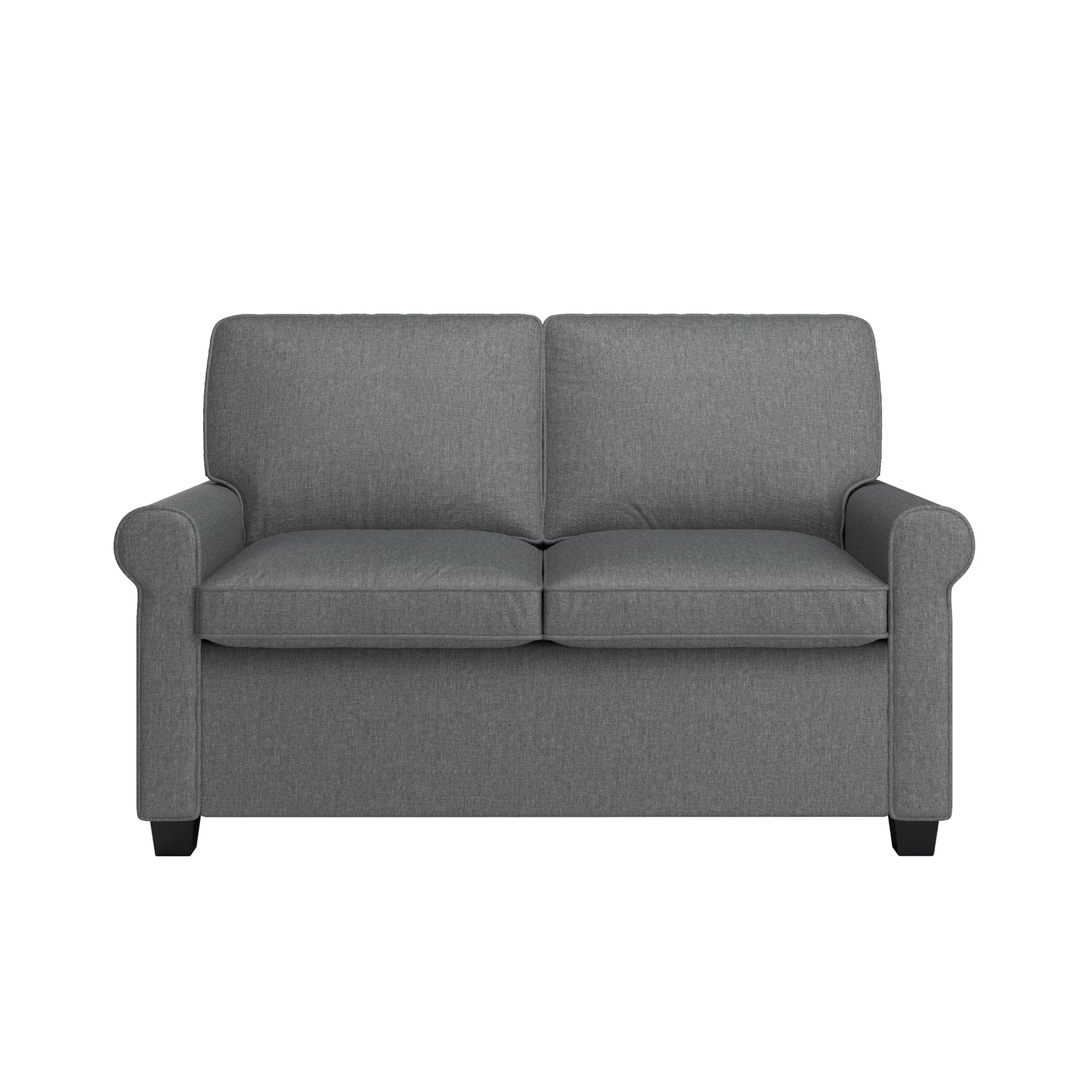 Tatum Twin Sleeper 56.25" Loveseat, Dark Gray