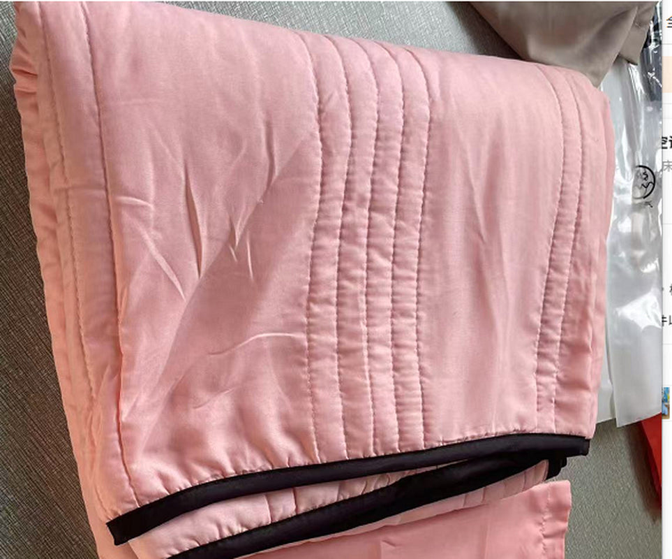 Cooling Blankets Pure Color Summer Quilt Plain Summer Cool Quilt Compressible Air-Conditioning Quilt Quilt Blanket