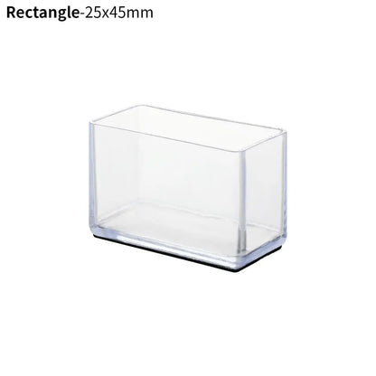 4PCS Silicone Rectangular Feet Cover Furniture Floor Protector Pad anti Slip Chair Leg Caps Wood Sofa Table Child Bed Stopper