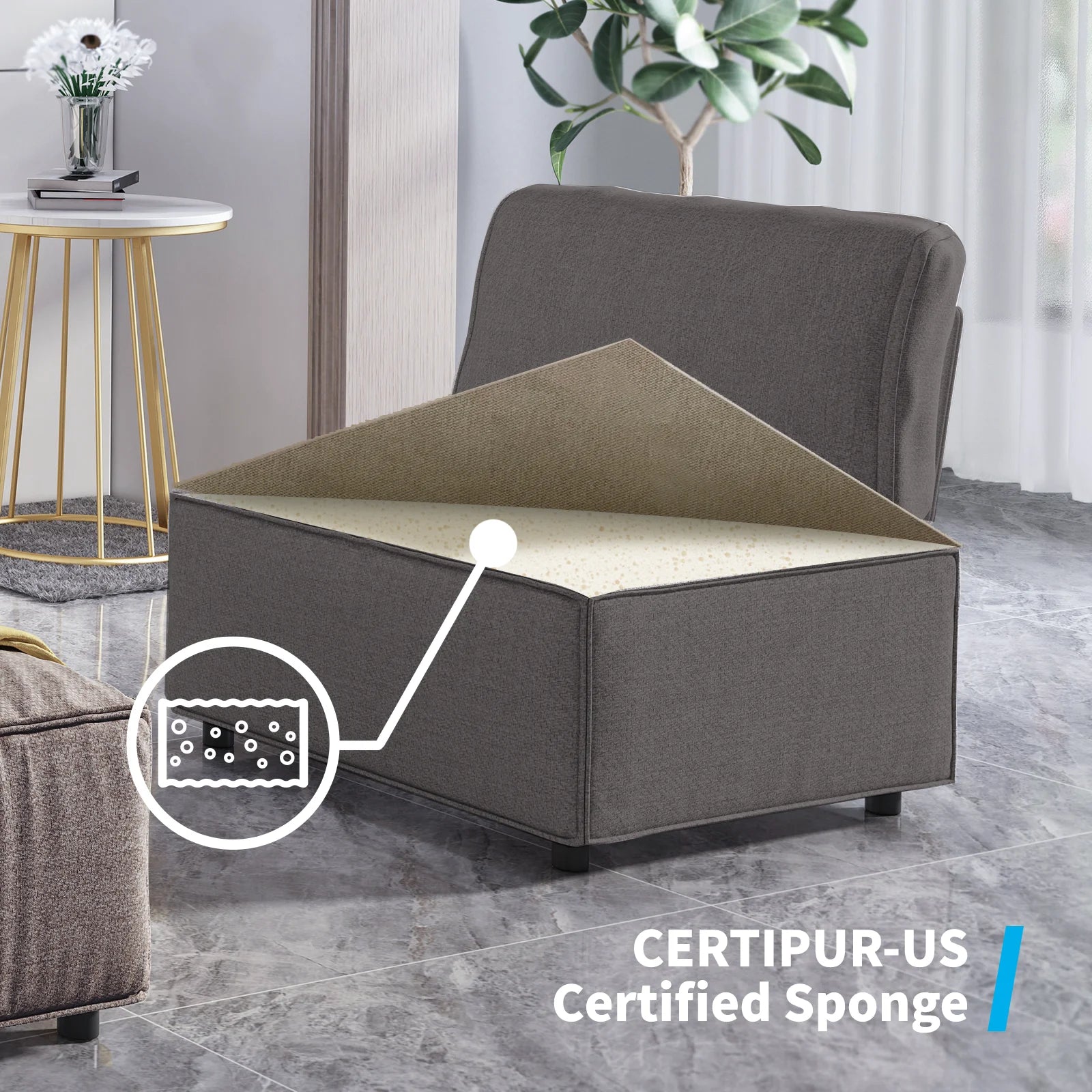 Brown Sectional Couch
