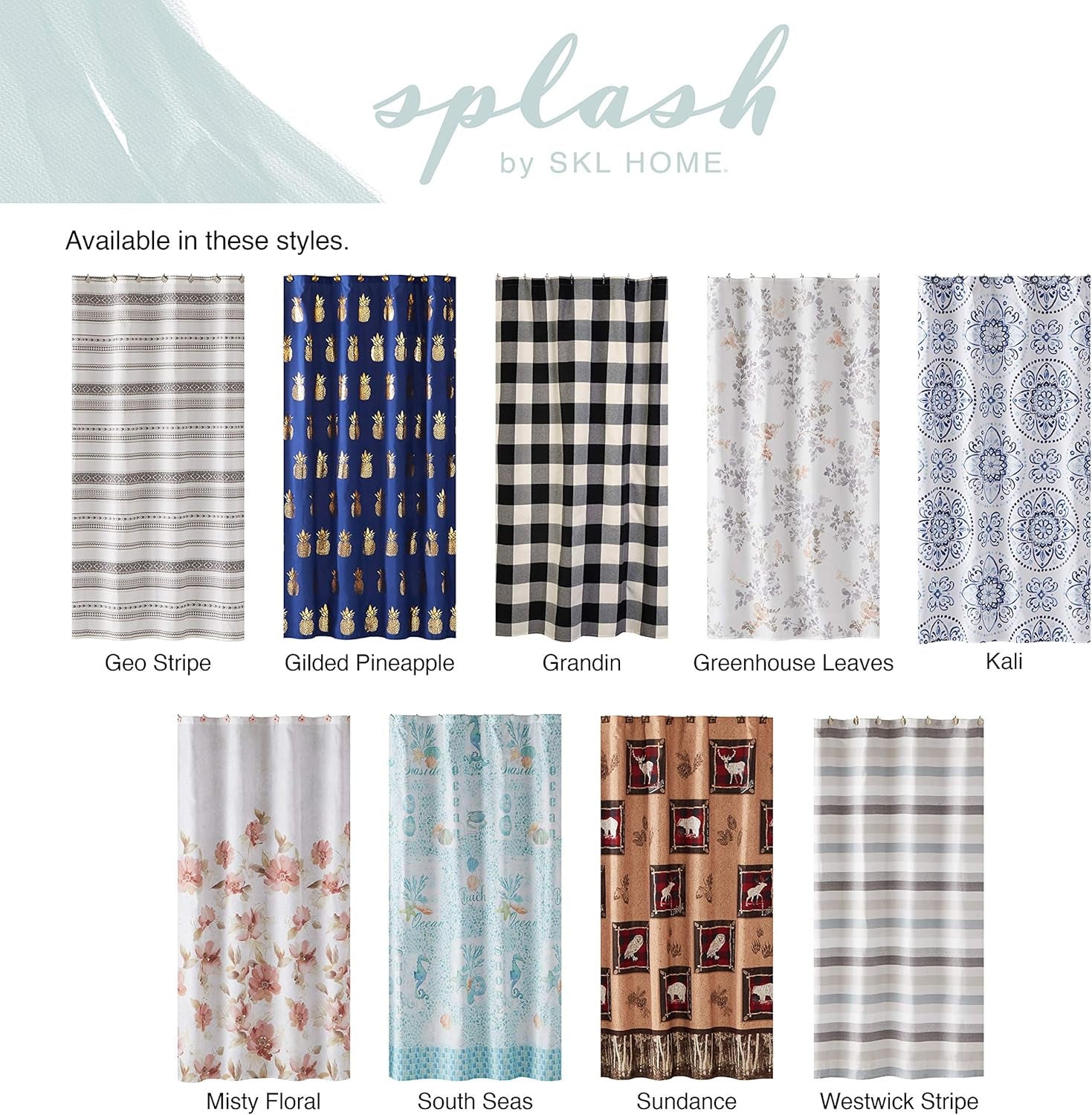 by Saturday Knight Ltd. South Seas Full Bath Splash Box plus Set (9 Pieces), Décor, Assorted