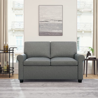 Tatum Twin Sleeper 56.25" Loveseat, Dark Gray