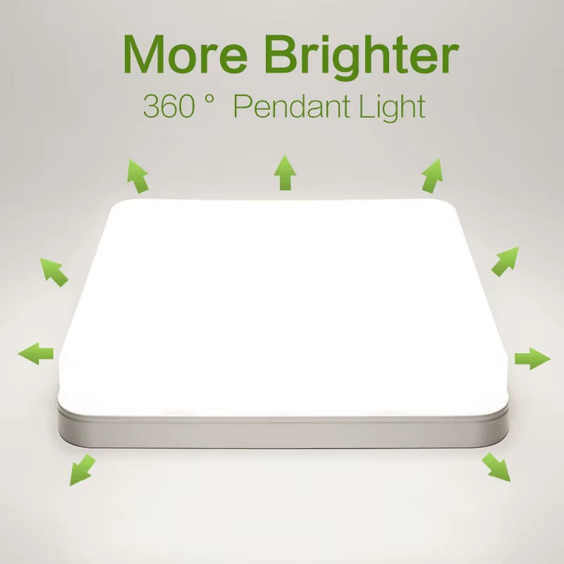 Square Led Ceiling Lamp Bedroom Lighting Neutral White Cold White Warm White 48W 36W 24W 18W Led Ceiling Light Room