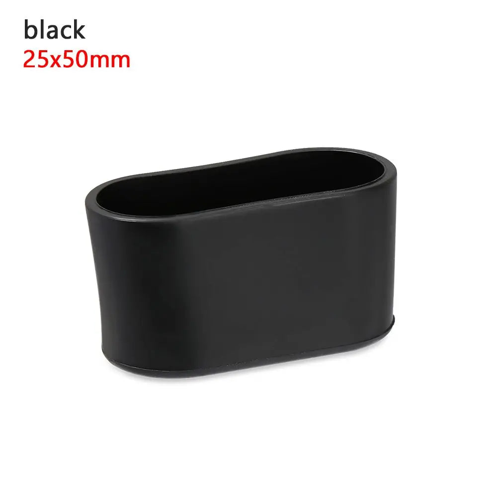 4PCS Silicone Rectangular Feet Cover Furniture Floor Protector Pad anti Slip Chair Leg Caps Wood Sofa Table Child Bed Stopper