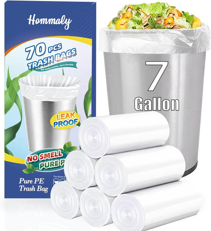 4 Gallon Small Garbage Bags 250 Counts,Trash Bag Bin Liners, 12-15 Liters Bin Bags Wastebasket Bags for Home Office Kitchen Trash Can,Bathroom,Bedroom 5 Color