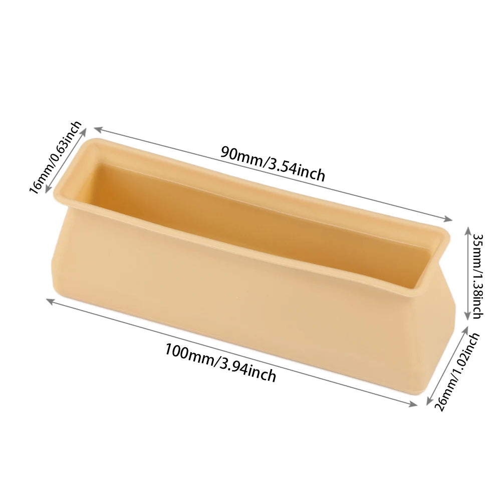 4PCS Silicone Rectangular Feet Cover Furniture Floor Protector Pad anti Slip Chair Leg Caps Wood Sofa Table Child Bed Stopper