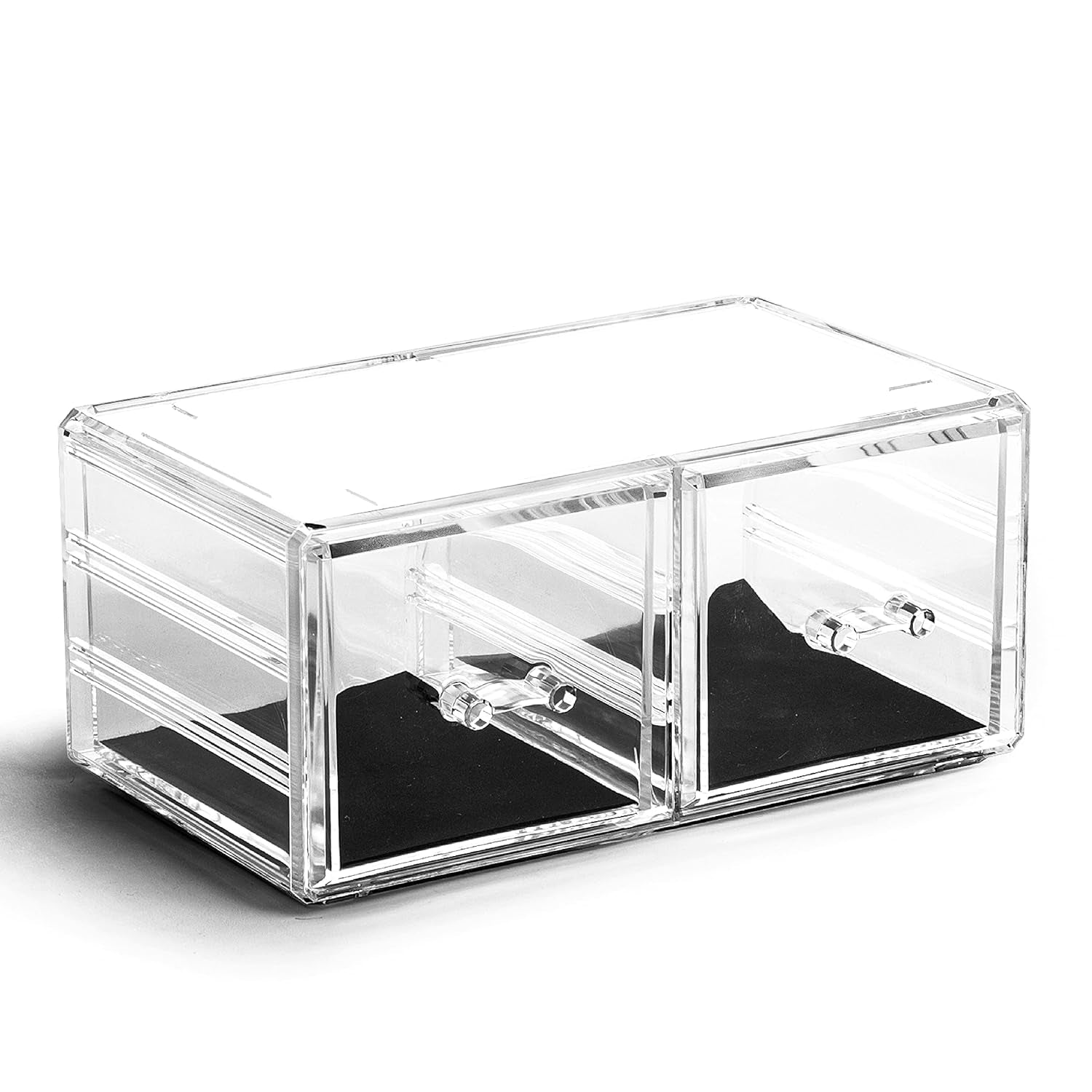 the MANHATTAN SERIES Acrylic Makeup Drawer Organizer- 5 Drawers | Clear Beauty Organizers and Storage| Cosmetic & Makeup Drawer| Home Organization| Jewelry & Vanity Accessories Drawers